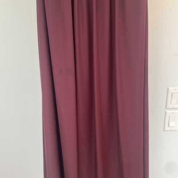 Burgundy BCBG Silk Ballgown - Picture 4 of 7